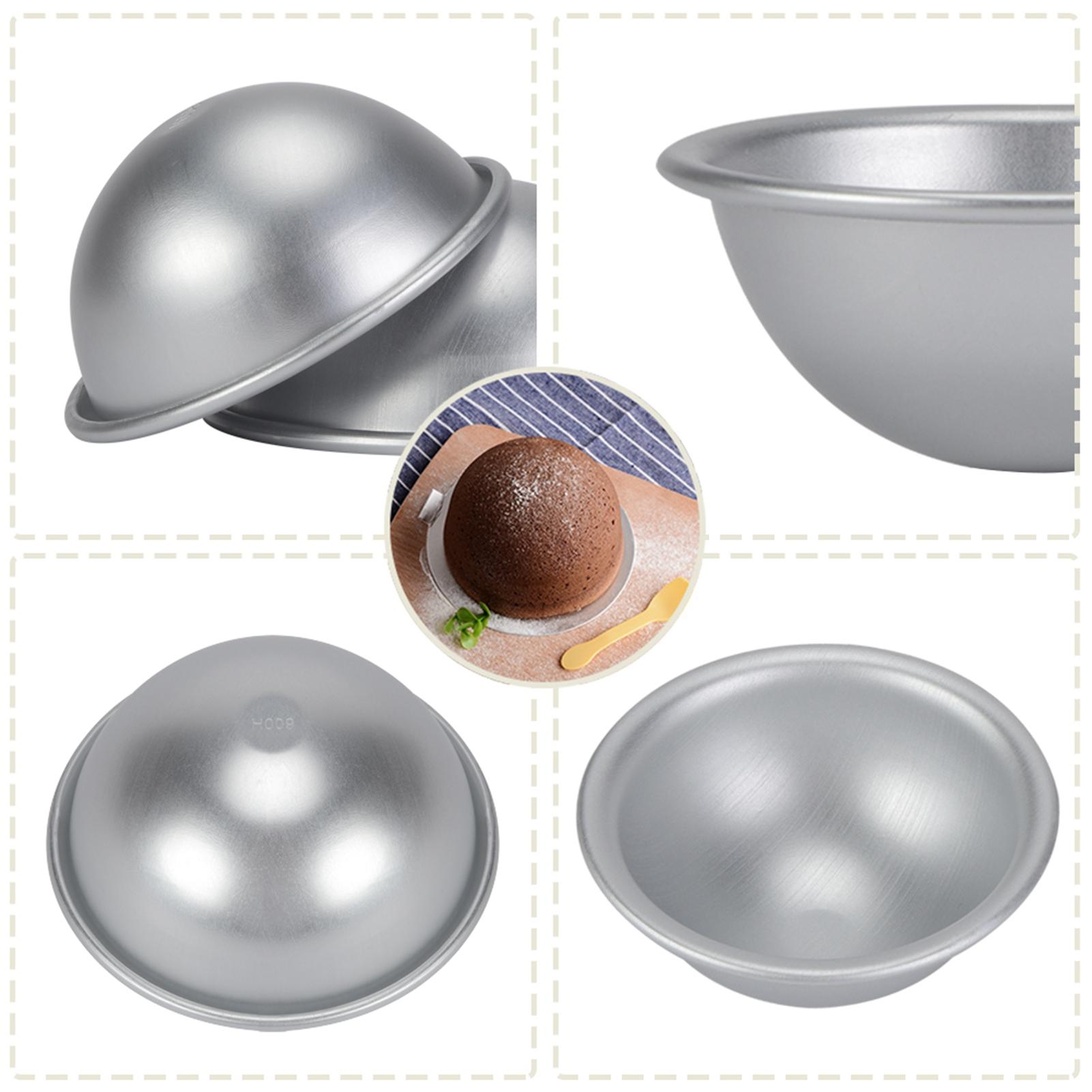 

9cm Semicircle Mold Aluminum Hemisphere Chiffon Cake Pan Bikini Cake Dessert Pudding Baking Mou