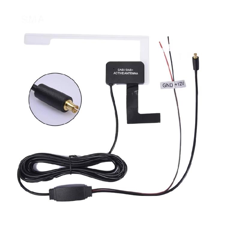 12V Glass Mount Car Digital Radio Antenna Offering Stable Signal Reception And Effortlessly Attachment Weather Resistant