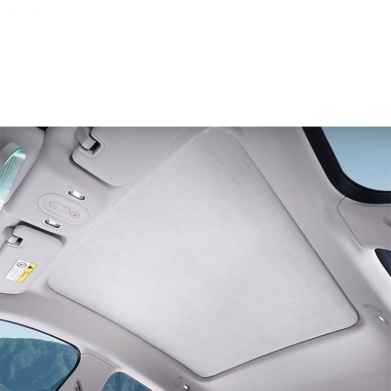 For NIO Firefly 2025-2026 Sunshade Curtains on The Ceiling Electrostatic Adsorption Sun Protection and Heat Insulation