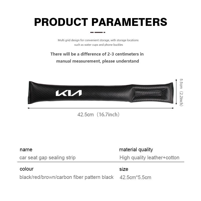 Car Seat Gap Plug Leak-Proof Strip Spacer Anti-Drop Filler For KIA Cerato Soul Venga Forte Spectra Sedona Niro Cadenza