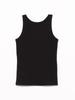 Ray Beams S/S TEE Basic Ribbed Tank Top Women's Black One Size