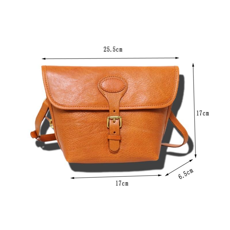 Johnature Retro Texture Women's Bag Genuine Leather Versatile Commuter Shoulder Crossbody Bag