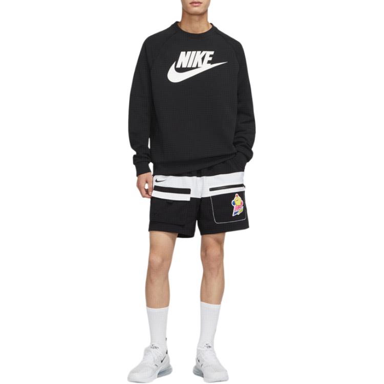 Nike Sweatshirts Men's Black Crew Neck Moderate Other DJ0349-010