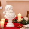 Resin Christmas Figurine Festival Decor Santa Head Bust High Quality Santa Bust Statue