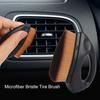 Tire Shine Brush Microfiber Bristles Easy Grip Handle Cleaning Brush for Car Detailing Tire Dressing
