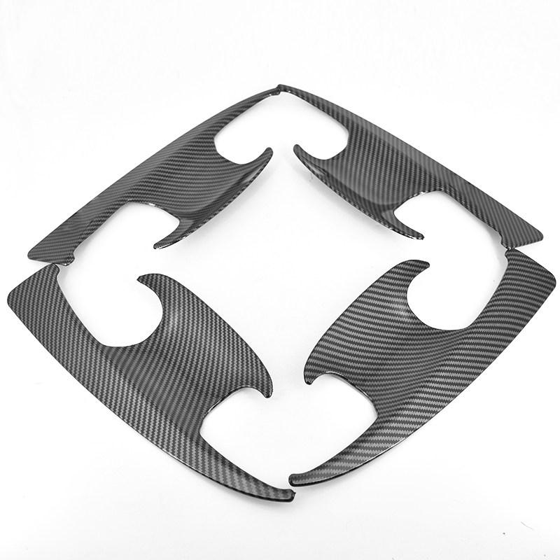 Car Decoration Door Bowl Handle Cover For Toyota Corolla Levin 2014-2018 Carbon Fiber Accessories Exterior Styling