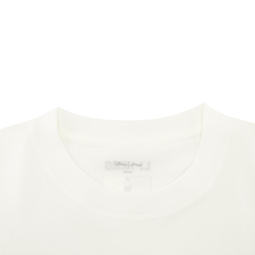 Li Ning Disney Round Neck Logo Letter Pattern T-Shirt Men Tops AHSW305-4