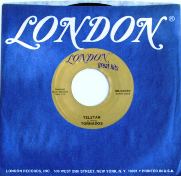

7inch Record TORNADOS Telstar Jungle Fever 5N59069 London Records US Rock Used