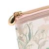 Franc Franc Japan Mesh Embroidered Pen And Tooth Brush Pouch Pink