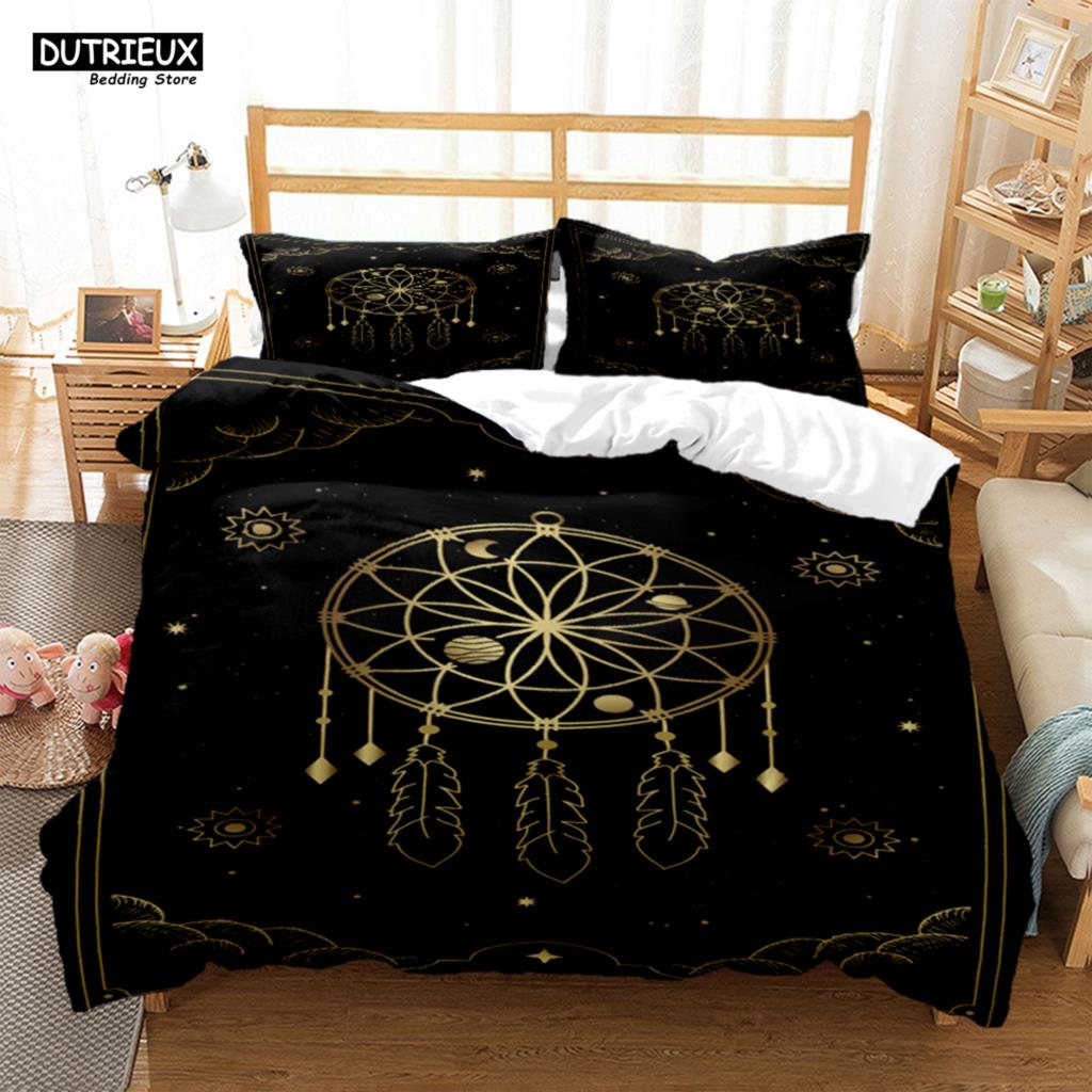 Mysterious Pattern Digital Print Polyester Bedding Sets Child Kids Covers Boys Duvet Cover Set For Teens Comforter Bedding Sets