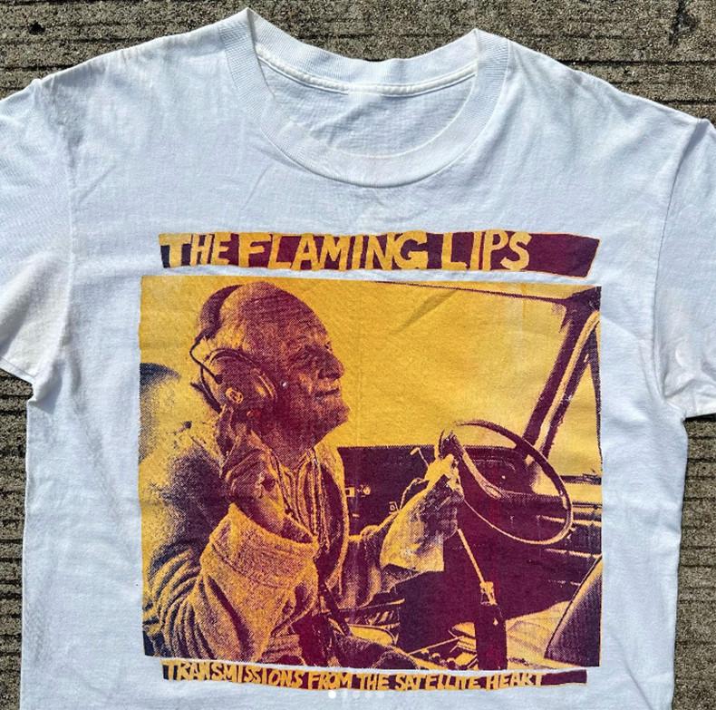 The Flaming Lips Band White T-Shirt Cotton Unisex S-234XL Unisex T-Shirt XXXXL