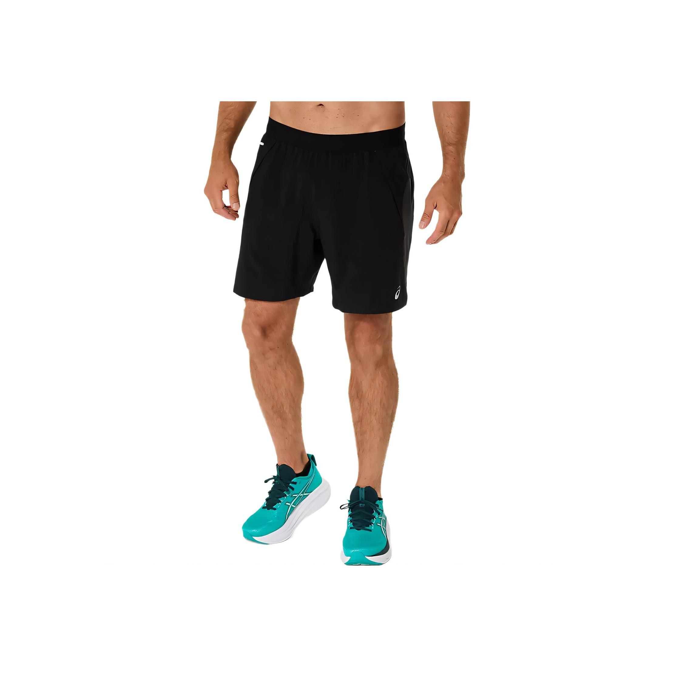 

New Asics ROAD 7IN SHORT ACTIBREEZE™ Casual Shorts Men s Black 2011D248-001 L
