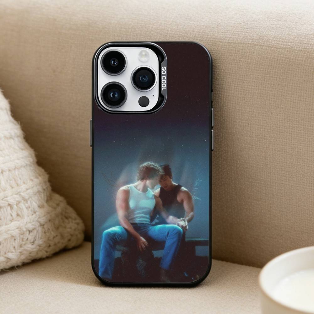 

H-Heated Rivalry Phone Case For iPhone17, 16,15,14,13,12 Pro Max Black Candy Matte Shockproof Cover iPhone17PRO