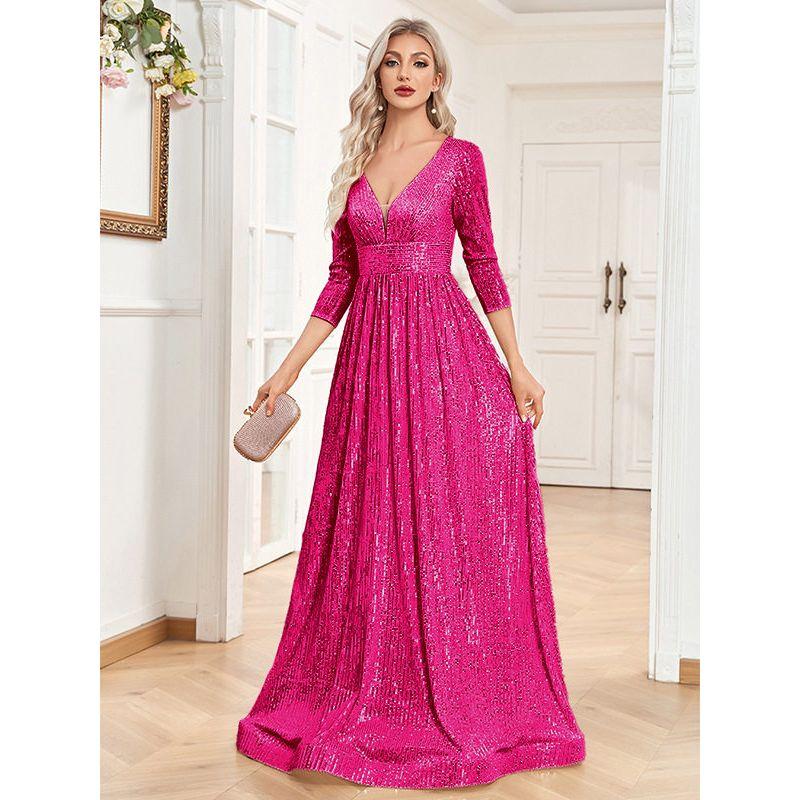 Evening Dresses Elegant Banquet European and American Cocktail Party Long Dresses Evening Party Dresses Gown