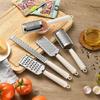 1Pcs Stainless Steel Cheese Grater With Handheld Cheese Shredder Stainless Steel Cheese Lemon For Chocolate Ginger Garlic