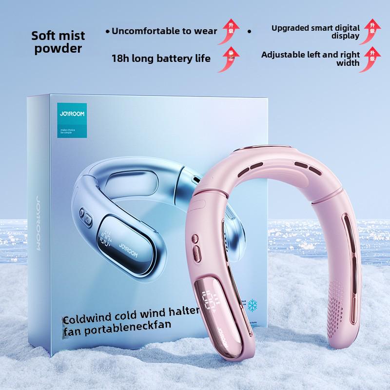 

Портативный аккумуляторный вентилятор на шею без листьев с цифровым дисплеем для использования на открытом воздухе – унисекс 189x56x208 mm