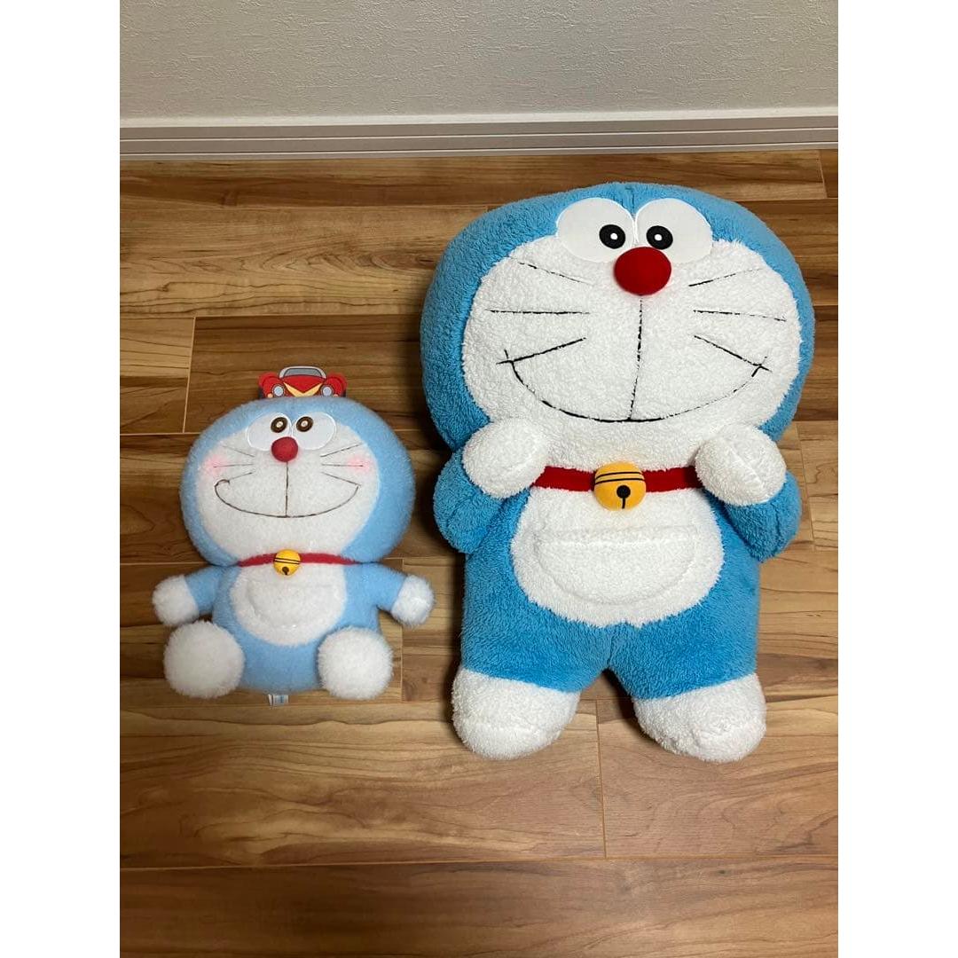 Doraemon Exciting Pose Super BIG Plush New Nobita s Undersea Demon Rock Castle Set of 2