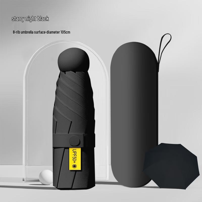 Rain Modern UV Protection Mini 5-Fold Umbrella
