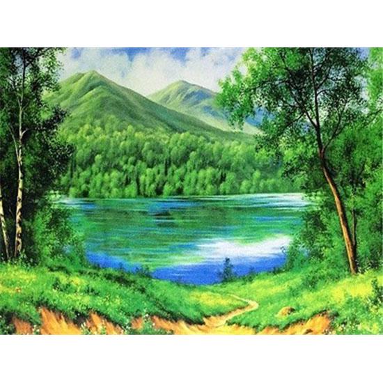 5D DIY Diamond Painting Landscape Pictures Rhinestone Diamond Embroidery Scenic Full Cross Stitch