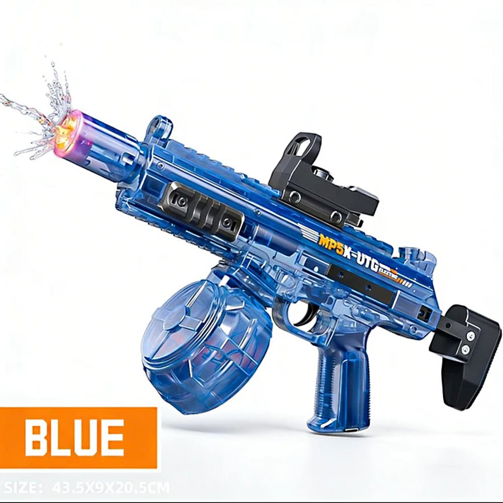 Simulated Firing and Recoil Electric Water GunToys Children Automatic Sensor Lights Water Pistol Summer Outdoor Beach Kids Toy