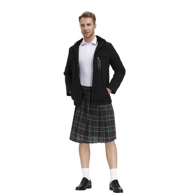Men's plaid skirt, Scottish holiday skirt, men's plaid skirt, boys' skirt, stage performance skirt