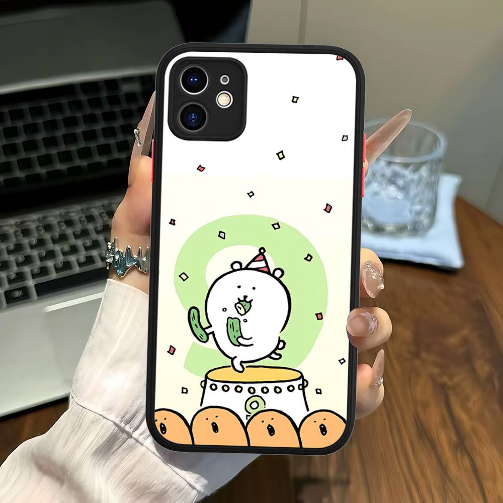 Popular Cute J-Joke B-Bear For IPhone 15 16 Pro Max 11 12 13 14 XS XR X Plus 16E Matte Translucent Phone Cover