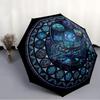 Cybernetic Scorpion Lab pattern umbrella, portable and foldable design, 8 ribs, a casual accessory for Halloween, Christmas, and birthday gifts.