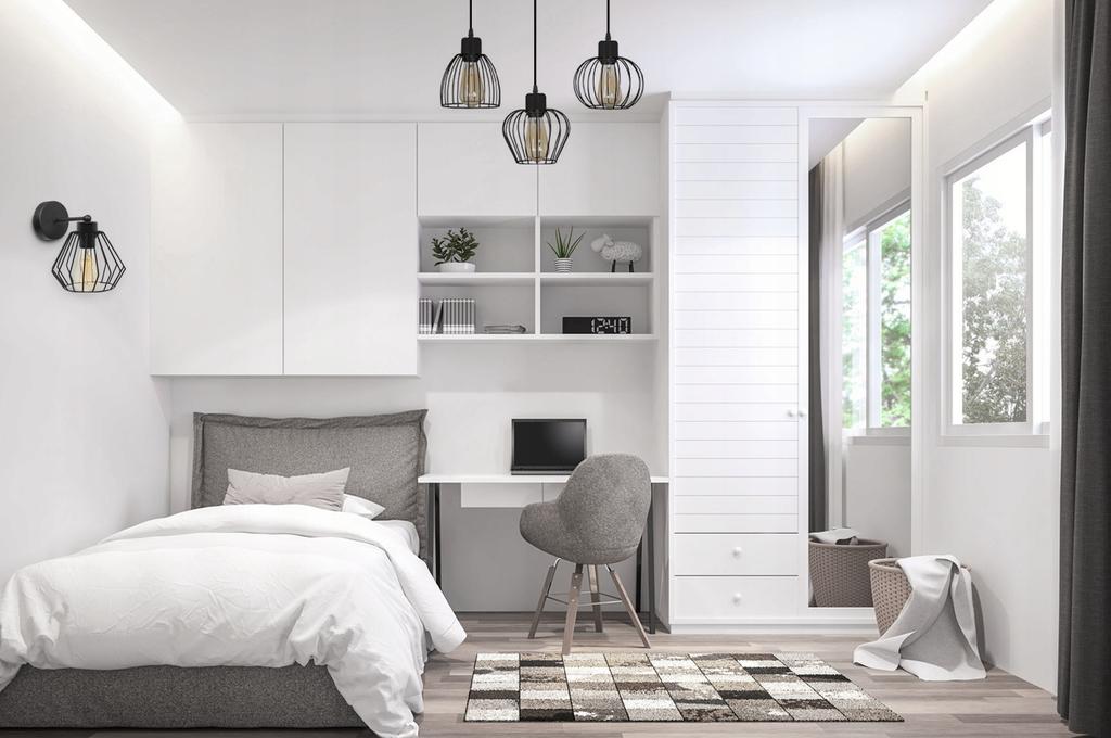 ELEGANT RETRO WALL LAMP WIRE BLACK LOFT