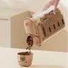 Large Capacity Dog Food Storage Box Transparent Leak Proof Food Storage Container Moisture-proof with Scale Grain Storage Boxes