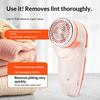 1Pcs Professional Lint Remover&Fuzz Trimmer Portable Electric Fabric Shaver For Clothes Household Use With Sharp Blade And Brush