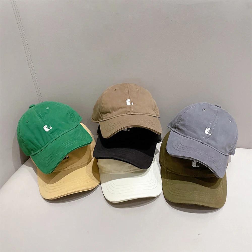 Korean Ins Children's Duck Tongue Cap Men And Girls Embroidered With Baby Casual Baseball Cap Boys Spring And Fall Hat