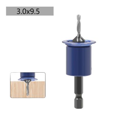 Woodworking Limit Countersink Drill Nonslip Hexagonal Shank With Bearing Adjustable Step Drill Countersink Screw Opener