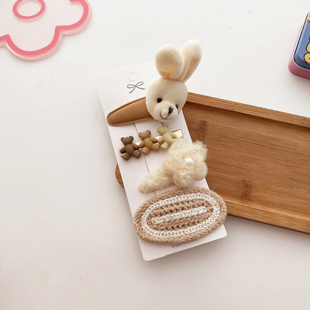 Kawaii Cartoon Princess Hairpins Set Children Girls Kids Baby Cute Hair Clips Barrettes Accessories Hairclip Headwear Headdress