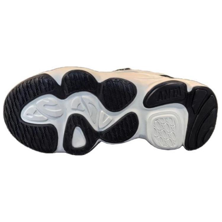 Anta Comfortable Durable Low-Top Dad Shoes Women Sneakers White Black 122418851-3