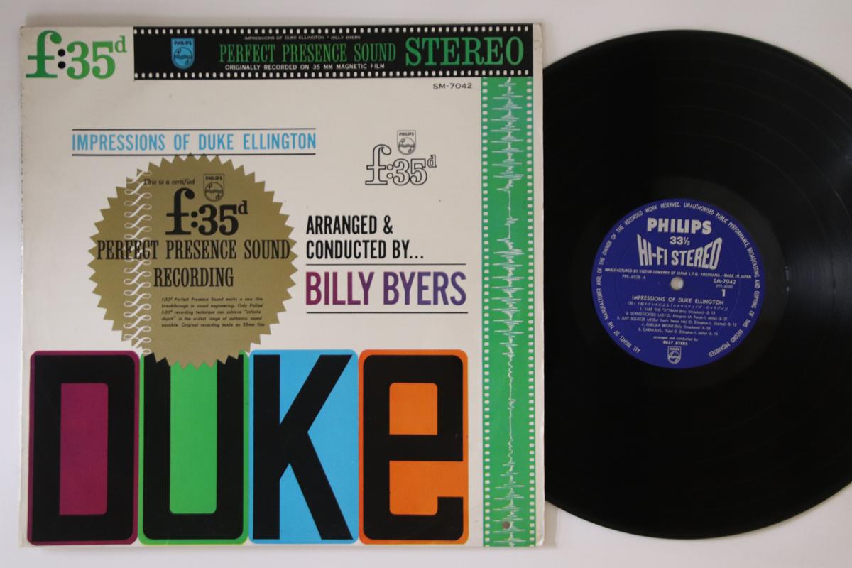 

LP Record BILLY BYERS - Impressions Of Duke Ellington SM7042 PHILIPS Japan Jazz Used