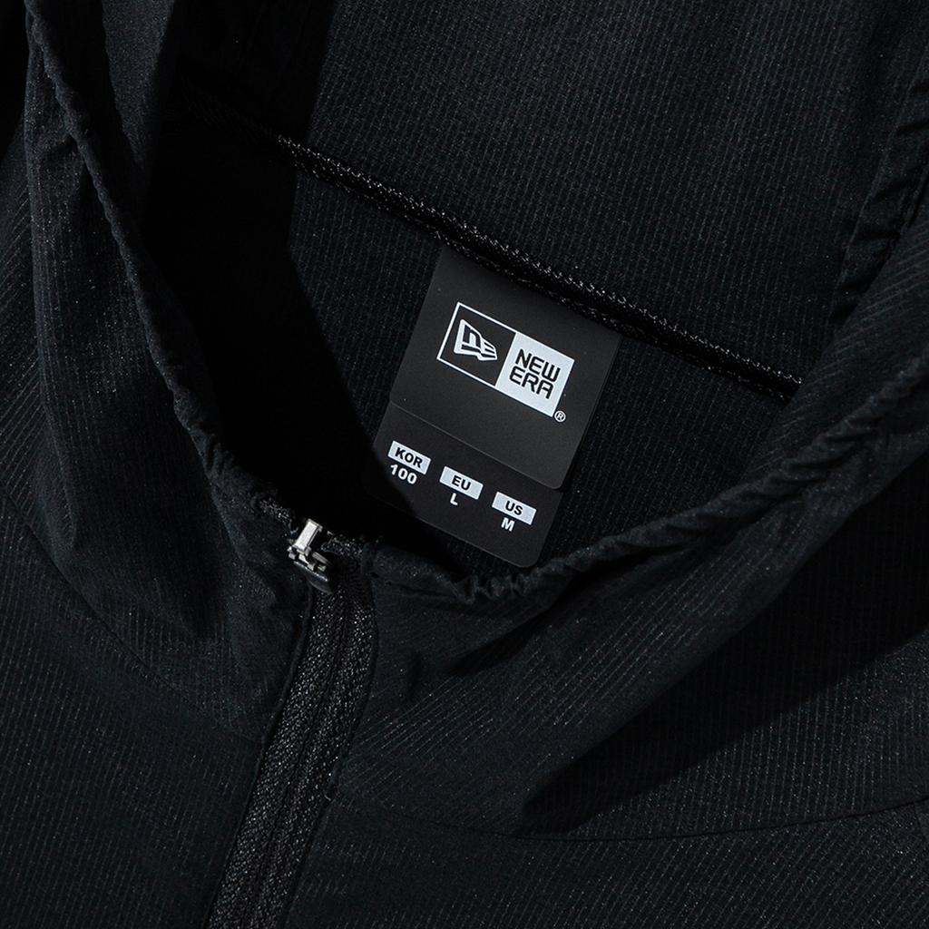 New Era Ss22 Half-Zip Hooded Jacket Men Jackets Black 13086460