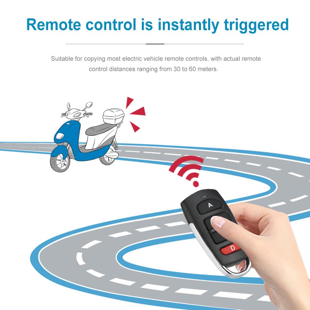 315MHz/433MHz Remote Control Duplicator Universal Garage Door Gate Opener Fixed Learning Code Distance Control for Electric Gate