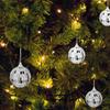 6Pcs Mirror Disco Ball, 1.96Inches Silver Hanging Ball for Party, Birthdays, Weddings, Home Decorations, Stage Props, Game Accessories, 5cm