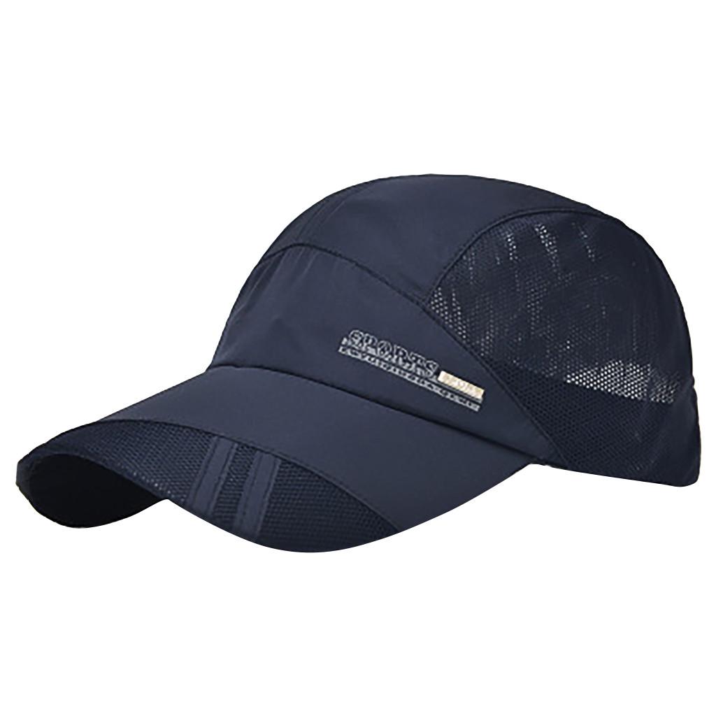 Cappello unisex con visiera da baseball semplice camionista Messy Buns coda di cavallo