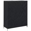 Table Tennis Table Cover Solid Black 165 X 70 X 185 Cm Fabric