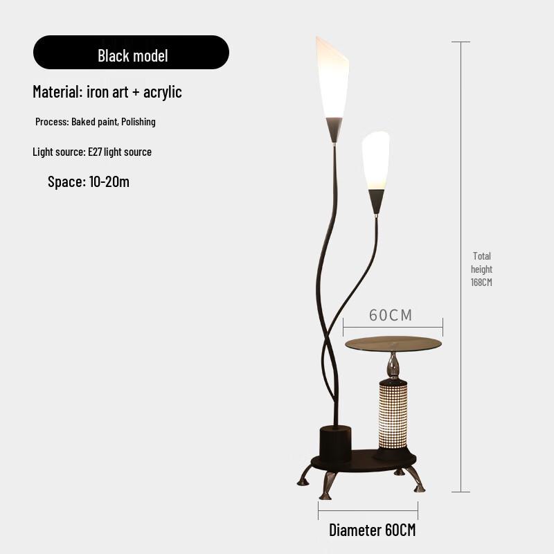 OEING Floor Lamp with Integrated Shelf