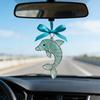 Car Pendant Handcrafted Sea Glass Ornament Sea Turtle Octopus Seahorse Ocean Animal Design Ornament Beach