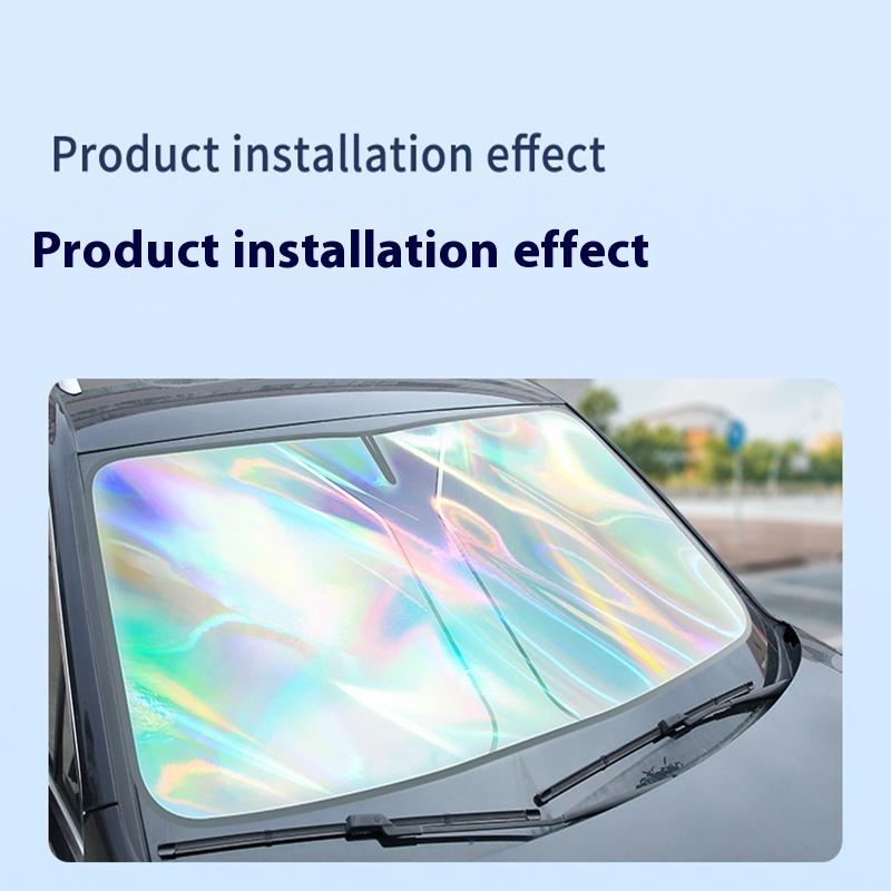 Auto Parts For BYD Sealion 7 EV 2024~2025 Car Front Window Sun Visor Blocks UV Refletive Parasol Sunshade Protector Cover