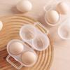 5/10Pcs 2-Cell Outdoor Portable Egg Box Plastictray Refrigerator Egg Storage Box Shock-Absorbing And Anti Drop