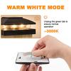 6PCS 4x4 Solar Post Cap Light - Solar Powered Warm White Fence Lights for Wooden/Vinyl Posts Outdoor Lighting for Garden & Porch