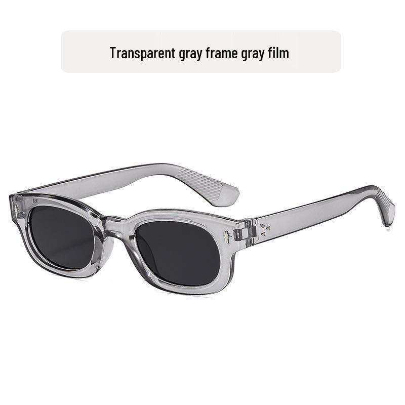 

Women s Small Frame Arrow Rice Nail Sunglasses: European-American Style, Versatile Celebrity Fashion with Sun Protection Standard Size