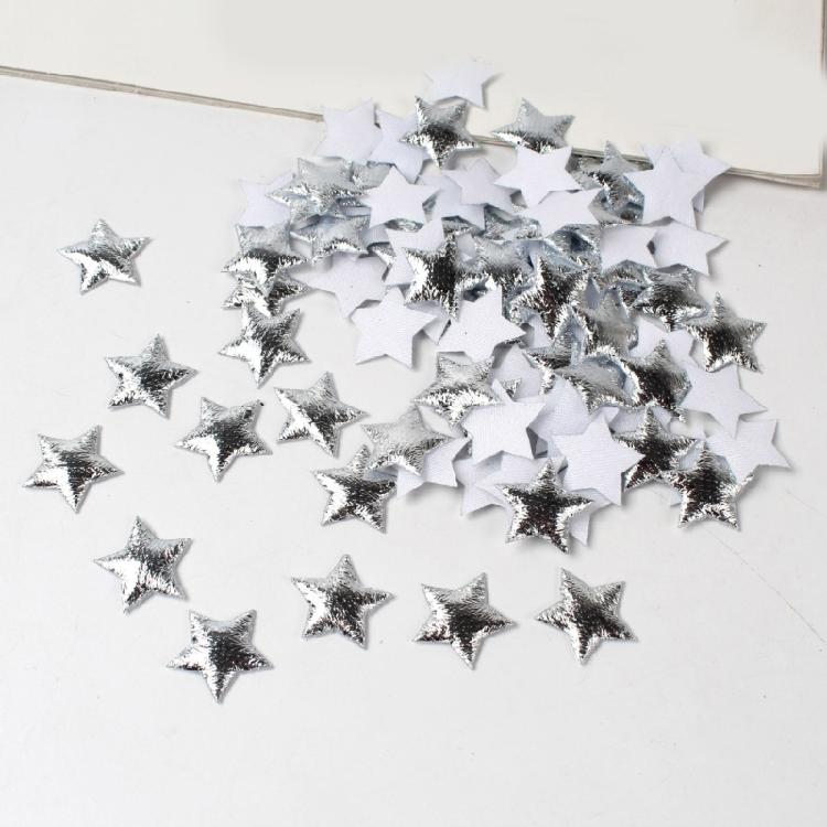 5 Packs Star Patches Iron on Patches Glittering Star Appliques Decorative Patches for Party Holiday