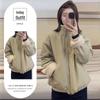2025 Winter Fashion Elegant Stand Collar Parka - European & American Style, Loose Fit, Warm, Age-Reducing, Short Jacket.