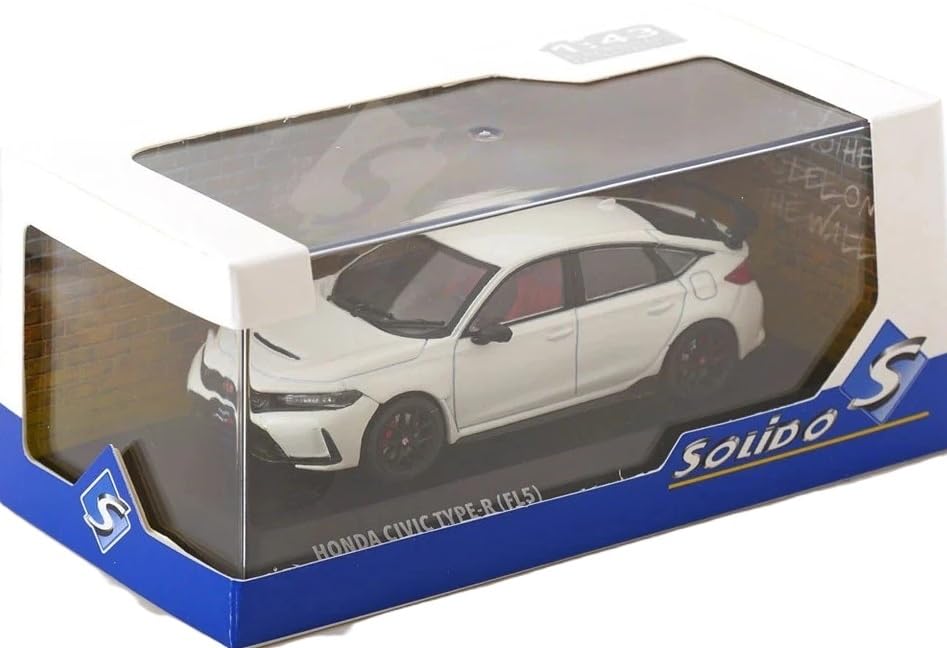 SOLID O 1/43 Scale Honda Civic Type R 2022 (White) S4314302 [Parallel Import]