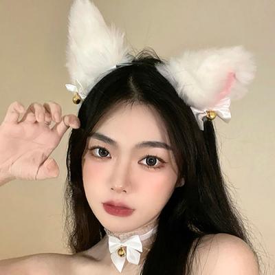 Cat Cat Ears Headband Fox Headband Headband Female Hairpin Hairpin Halloween Christmas Decoration Hair Accessories Animal Ears